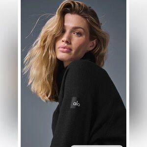 ALO Yoga Black Turtleneck Sweater